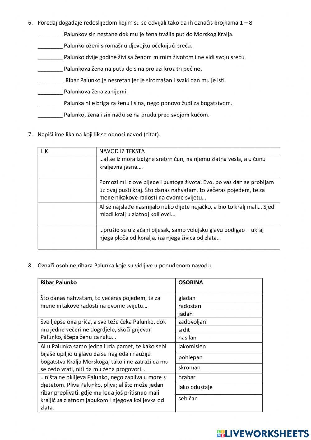 Ribar Palunko i njegova žena