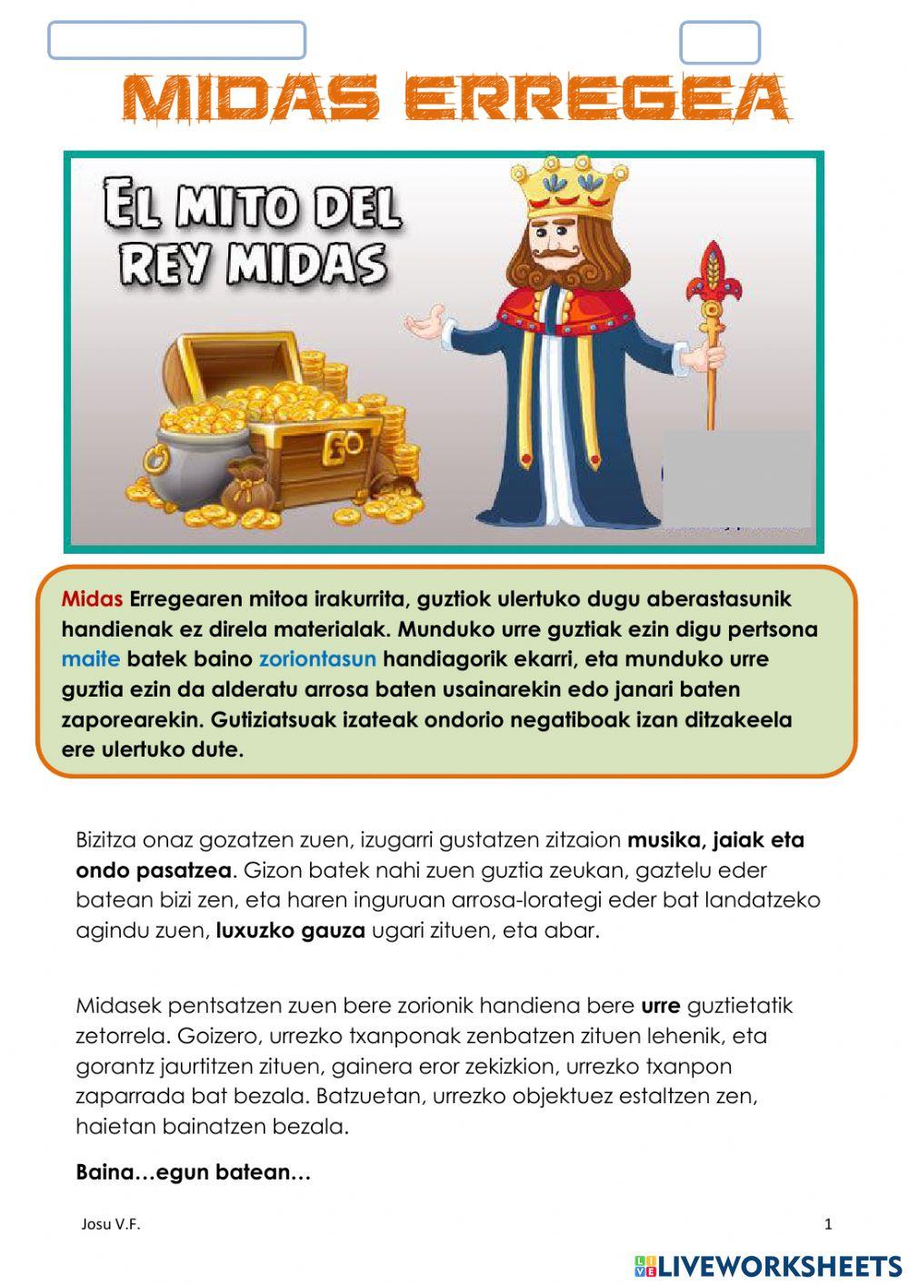 Midas erregea Midas erregea
