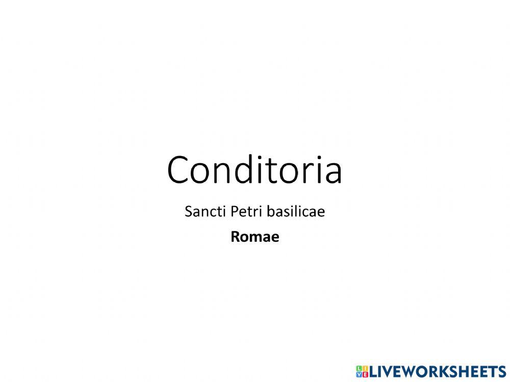 Conditoria Sancti Petri Basilicae