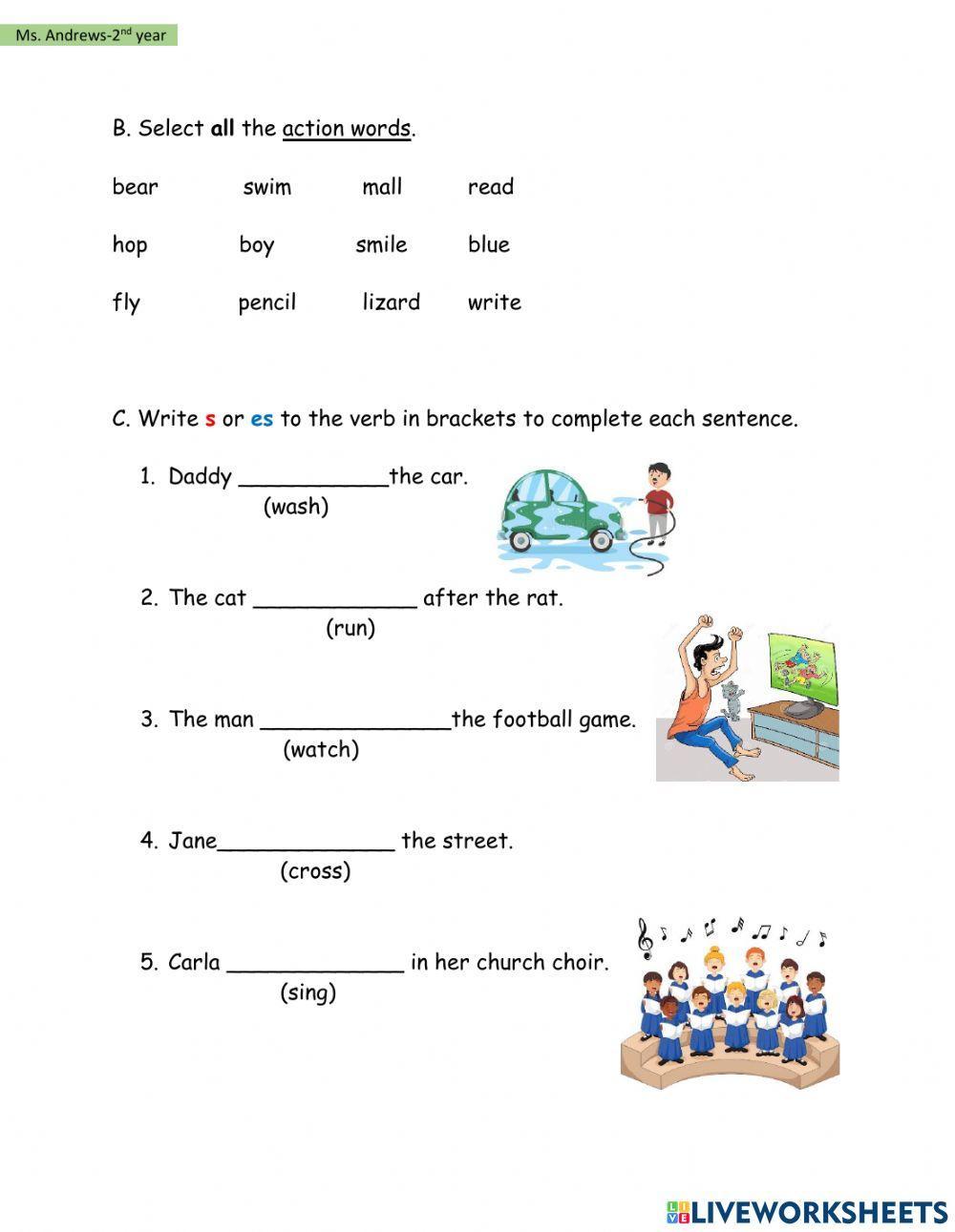 Term 3 Weekly Test 1- Language Arts