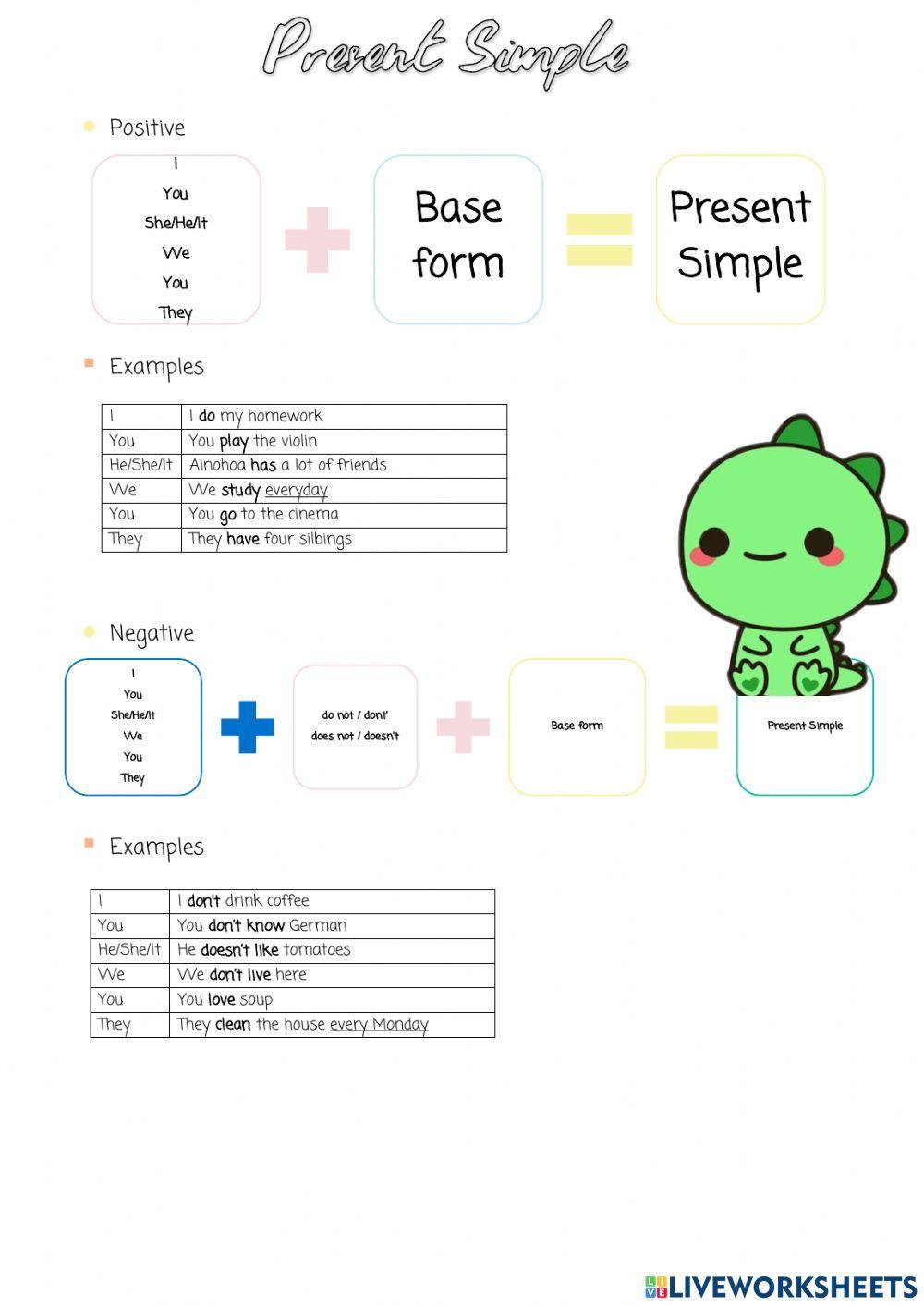 Present Continous-Present Simple