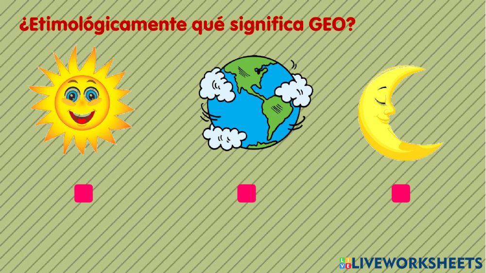 Geografía - fenómenos naturales
