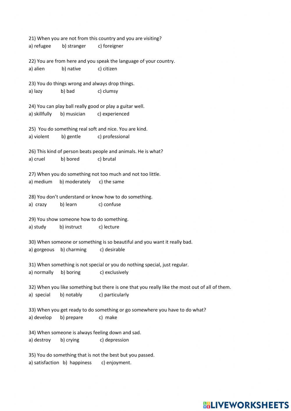 4th grade sight words