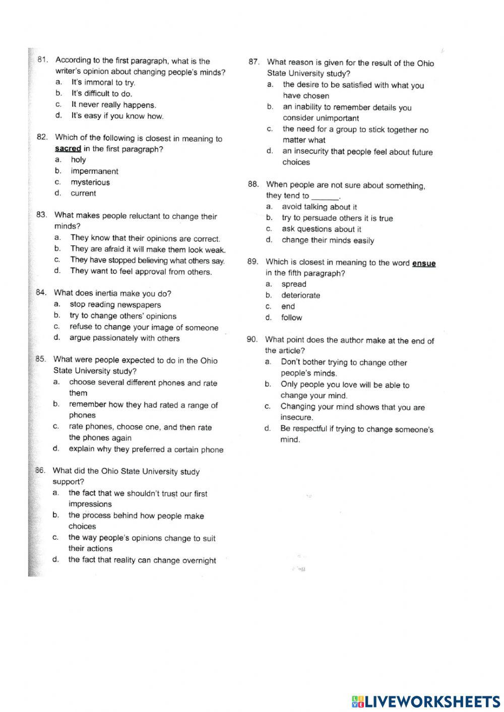 MSU Mock Ham5 Reading