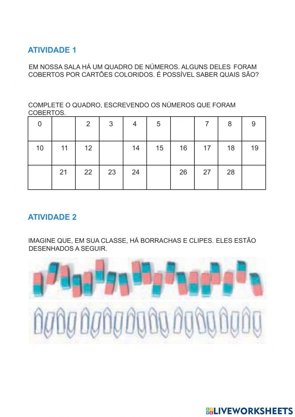 Atividade matemática