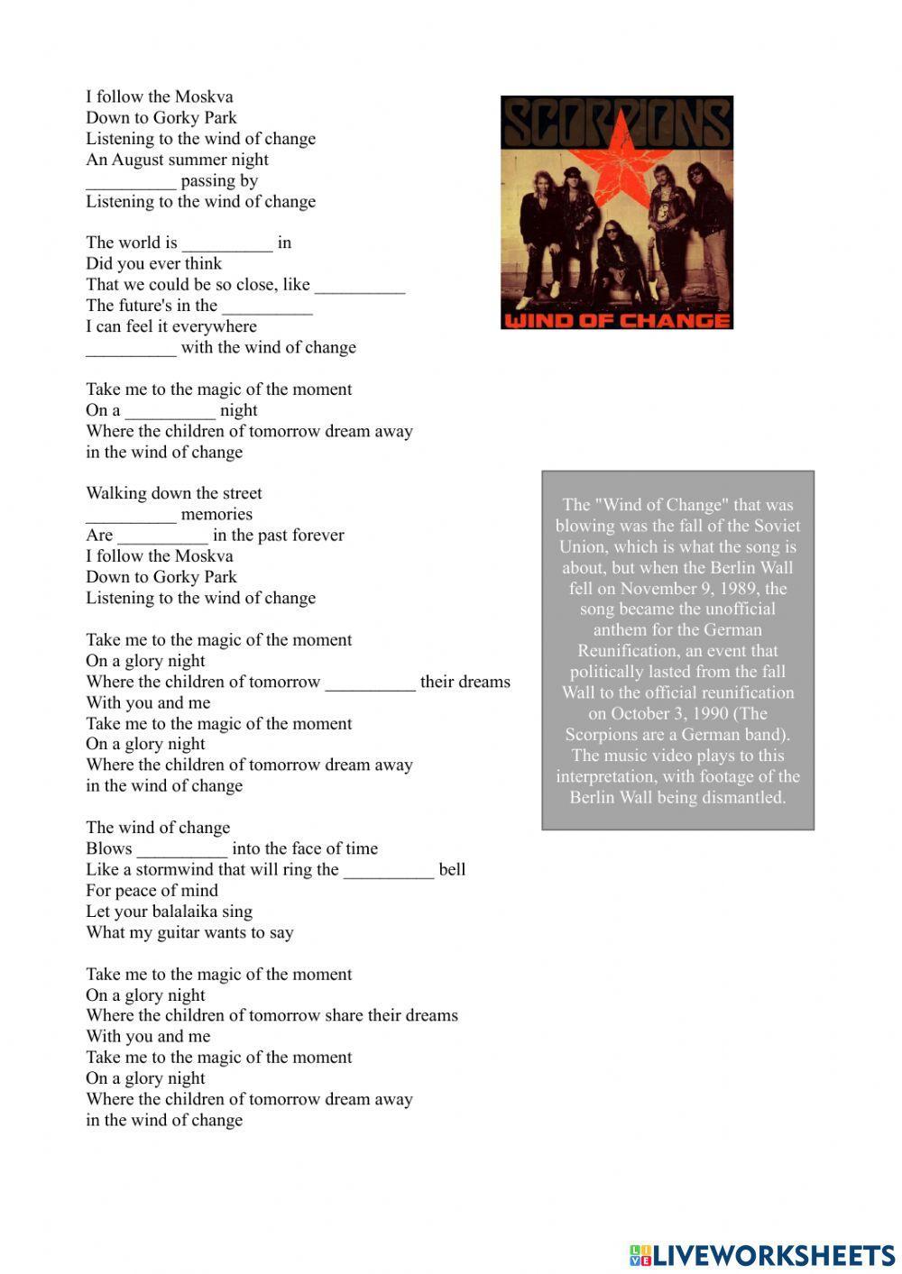 Wind of Change Scorpions