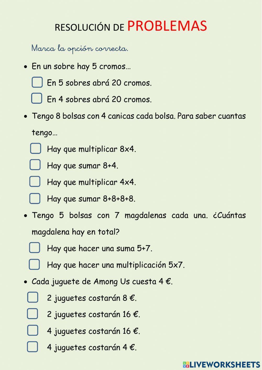 Resolución de problemas