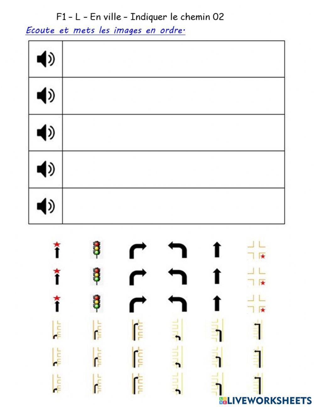 F1 - L - En ville - Indiquer le chemin 02