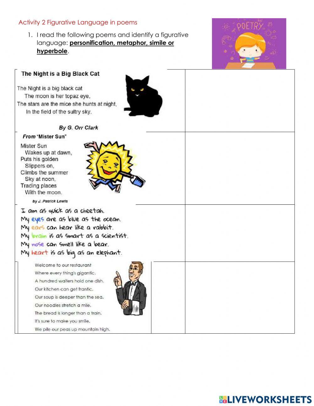 Figurative language practice