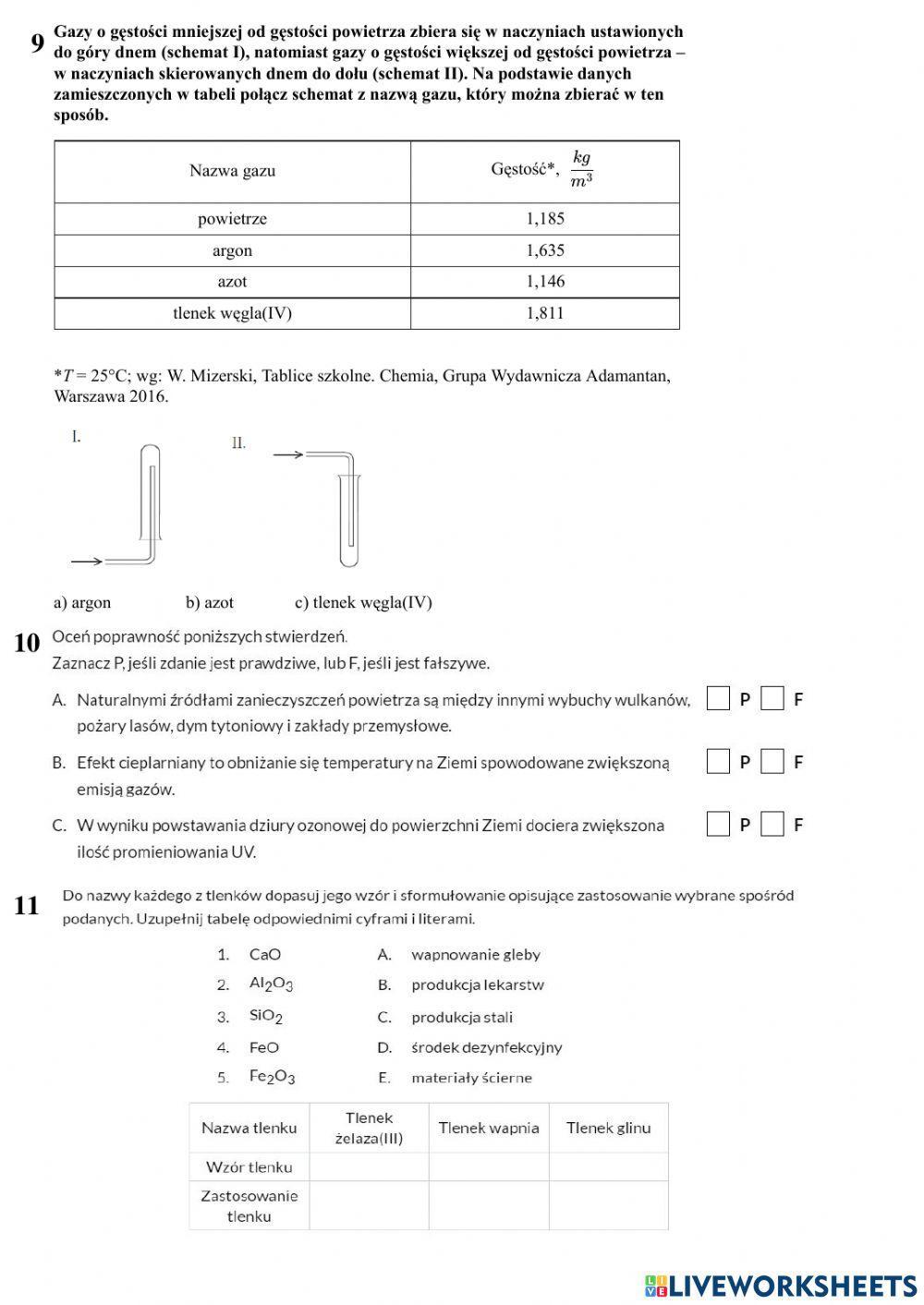 Spr kl 7 chemia powietrze