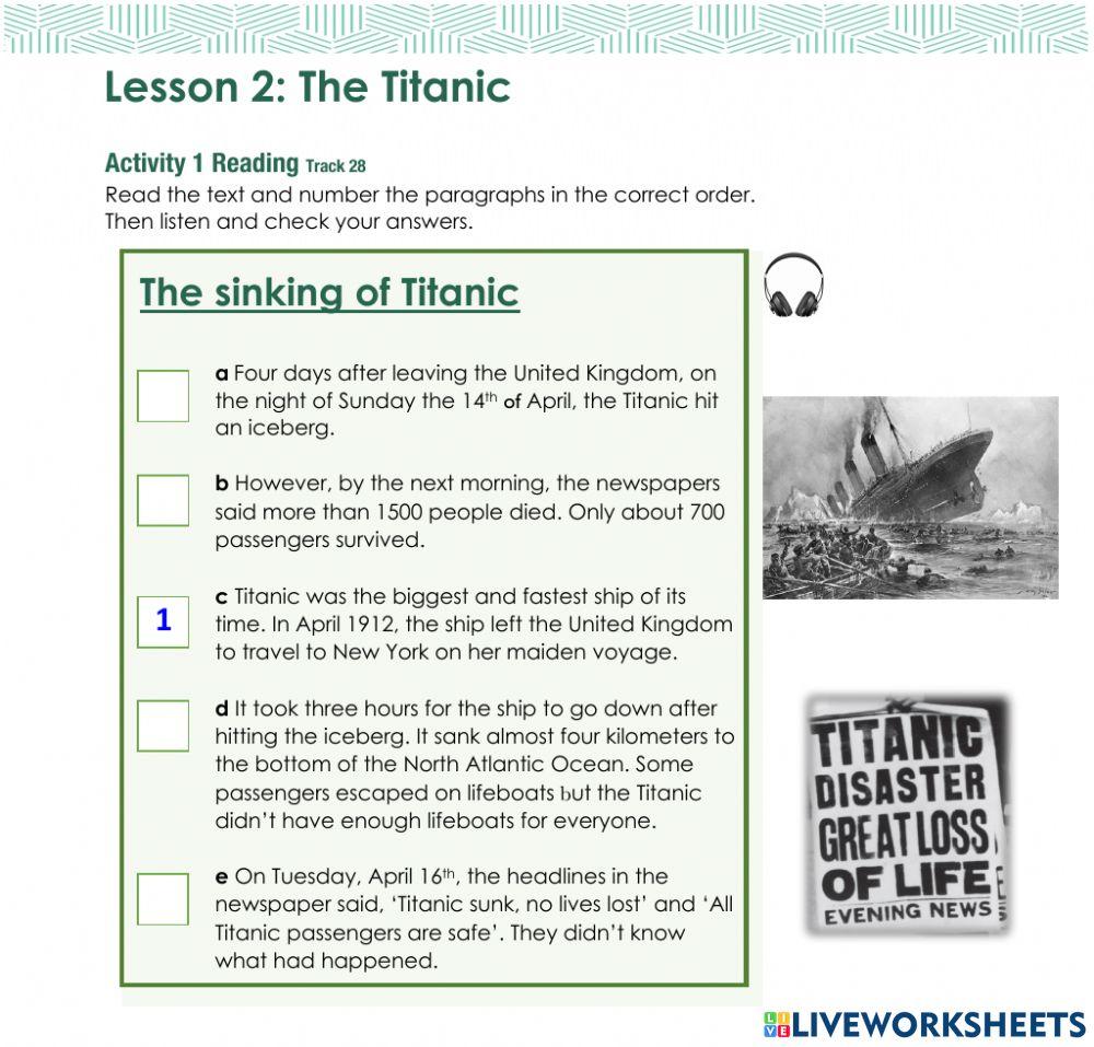 Access 8 - Unit 8 - Lesson 2 - Act 1