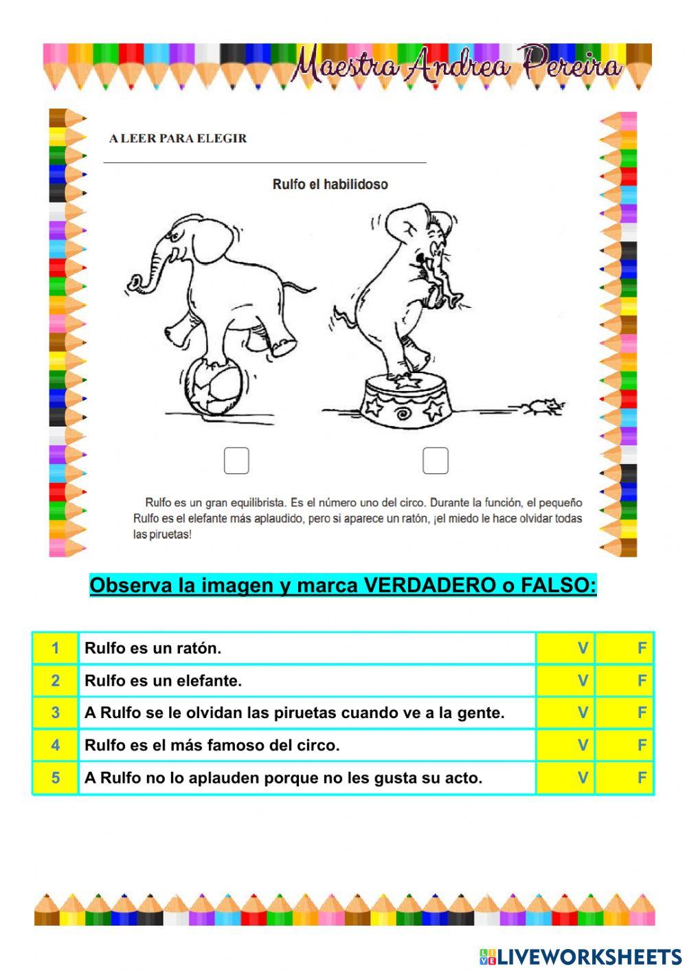 Lectura comprensiva 2