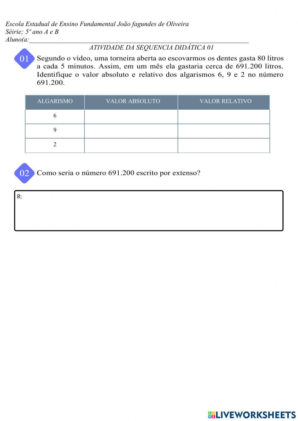 Sistema de numeração decimal