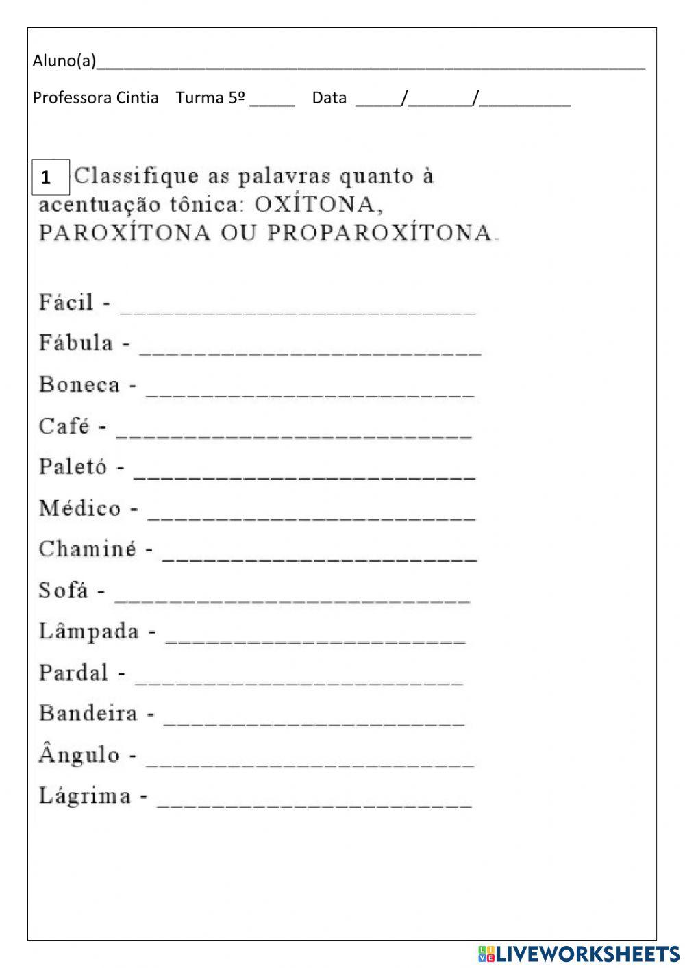 Acentuação Gráfica