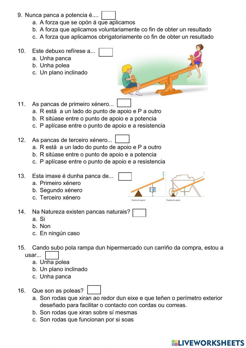 Control naturais do tema 9
