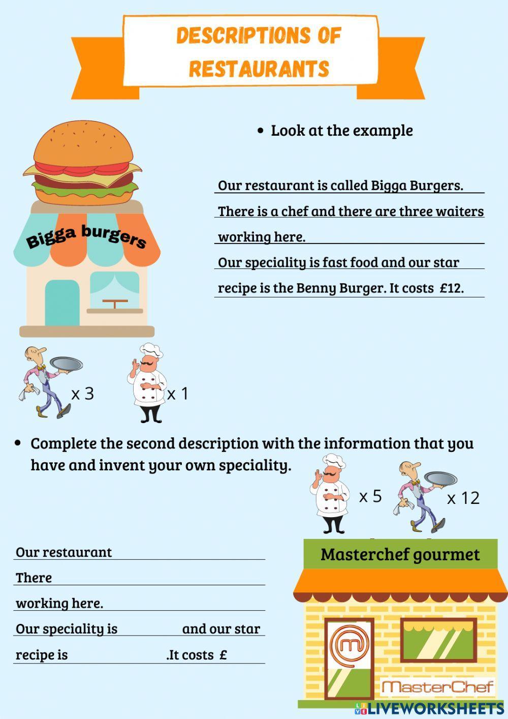 Quantifiers and food