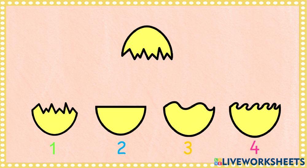 Βρίσκω το μισό αυγό