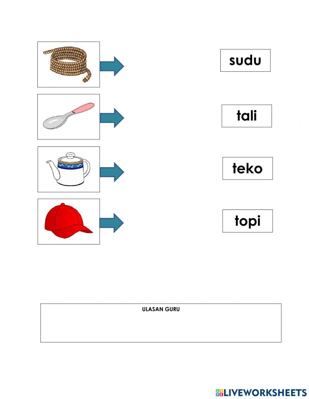 Kemahiran 5 : Perkataan KV+KV