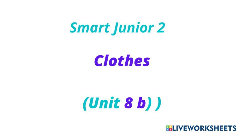 Smart junior 2 Clothes. (Unit 8b).