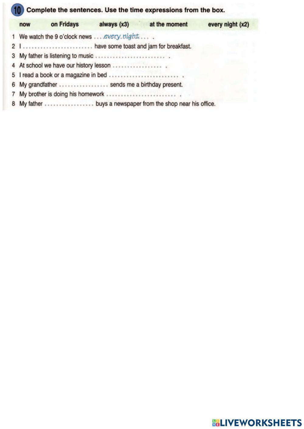 Present simple or present continious