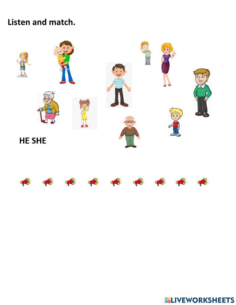 940987 | Family. He,she | kukite | LiveWorksheets