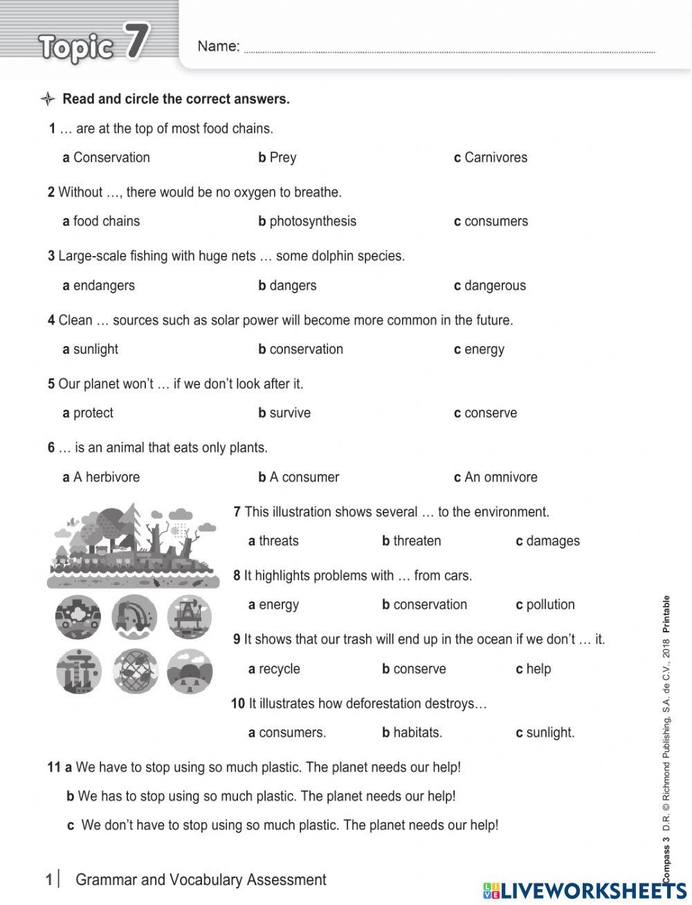 Compass 3 unit 7 revision