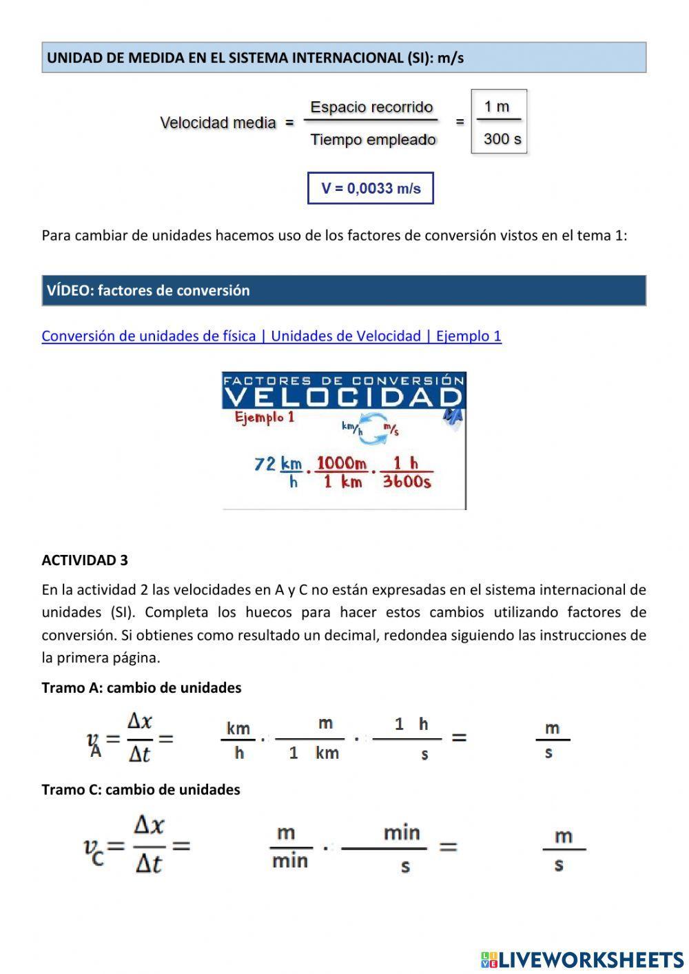 Fyq2eso-El Movimiento. Magnitudes, velocidad y cambios unidades