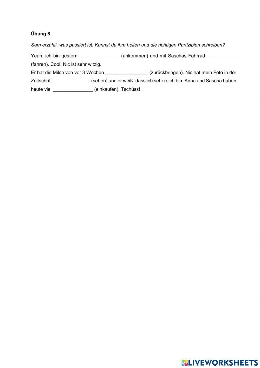 EXRTA Deutsch 4 Sam sucht einen Job