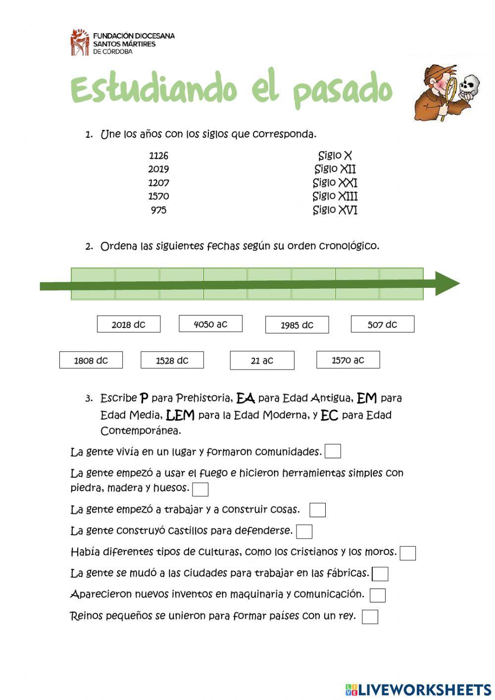 Unidad 6 - Estudiando el pasado