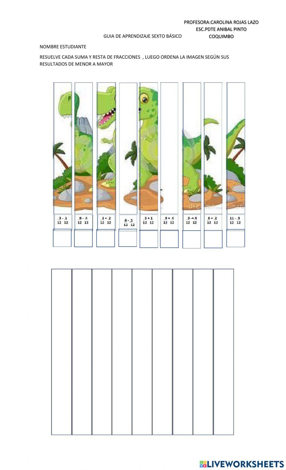 Fracciones suma y resta