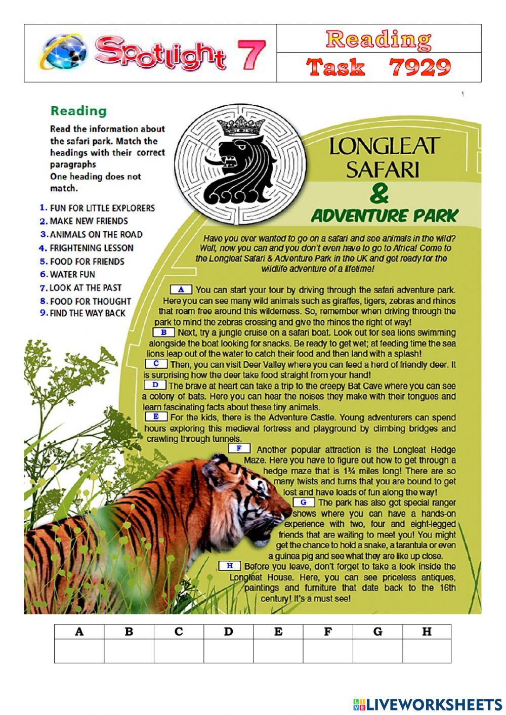 Spotlight 7 Task 7929