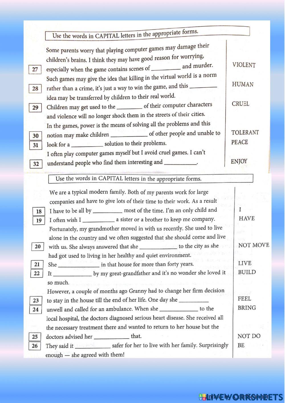 Unit 6.-Family relationships-.Level: Intermediate- Time:15 min