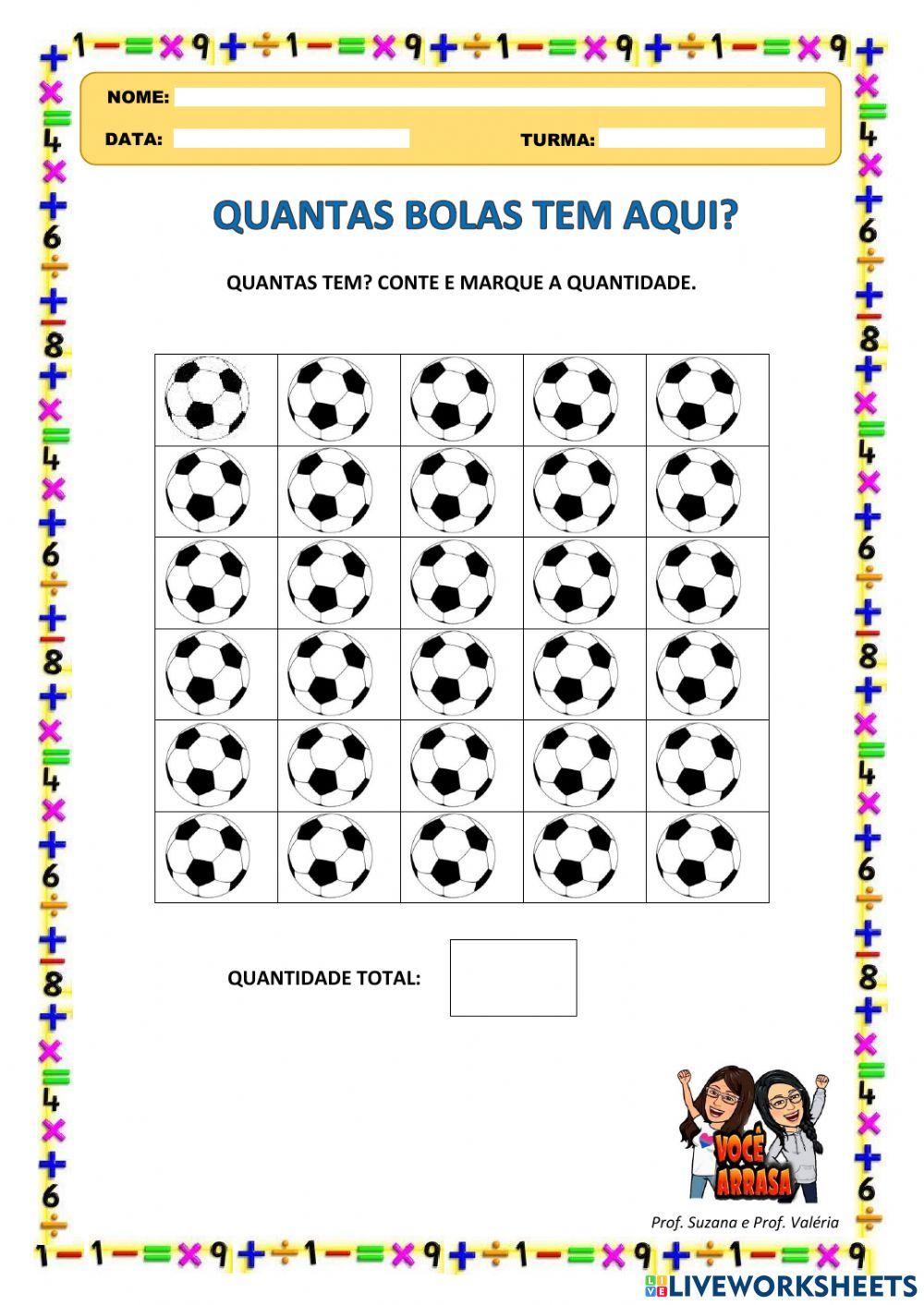 Quantas Bolas Tem Aqui?