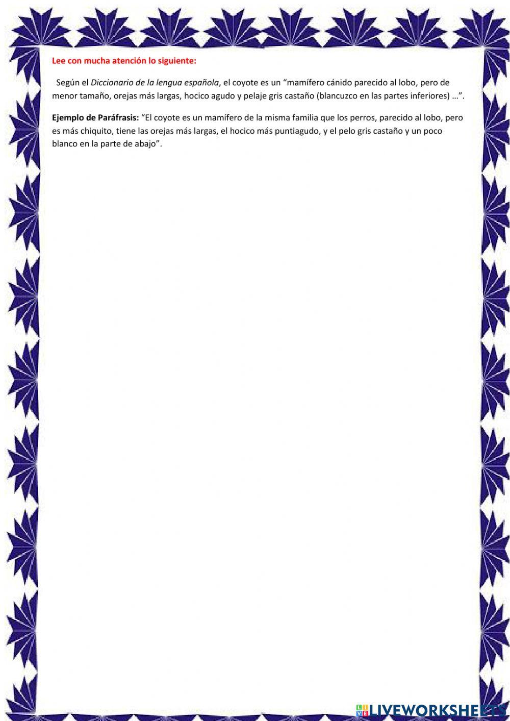 Presentar la exposición de un tema