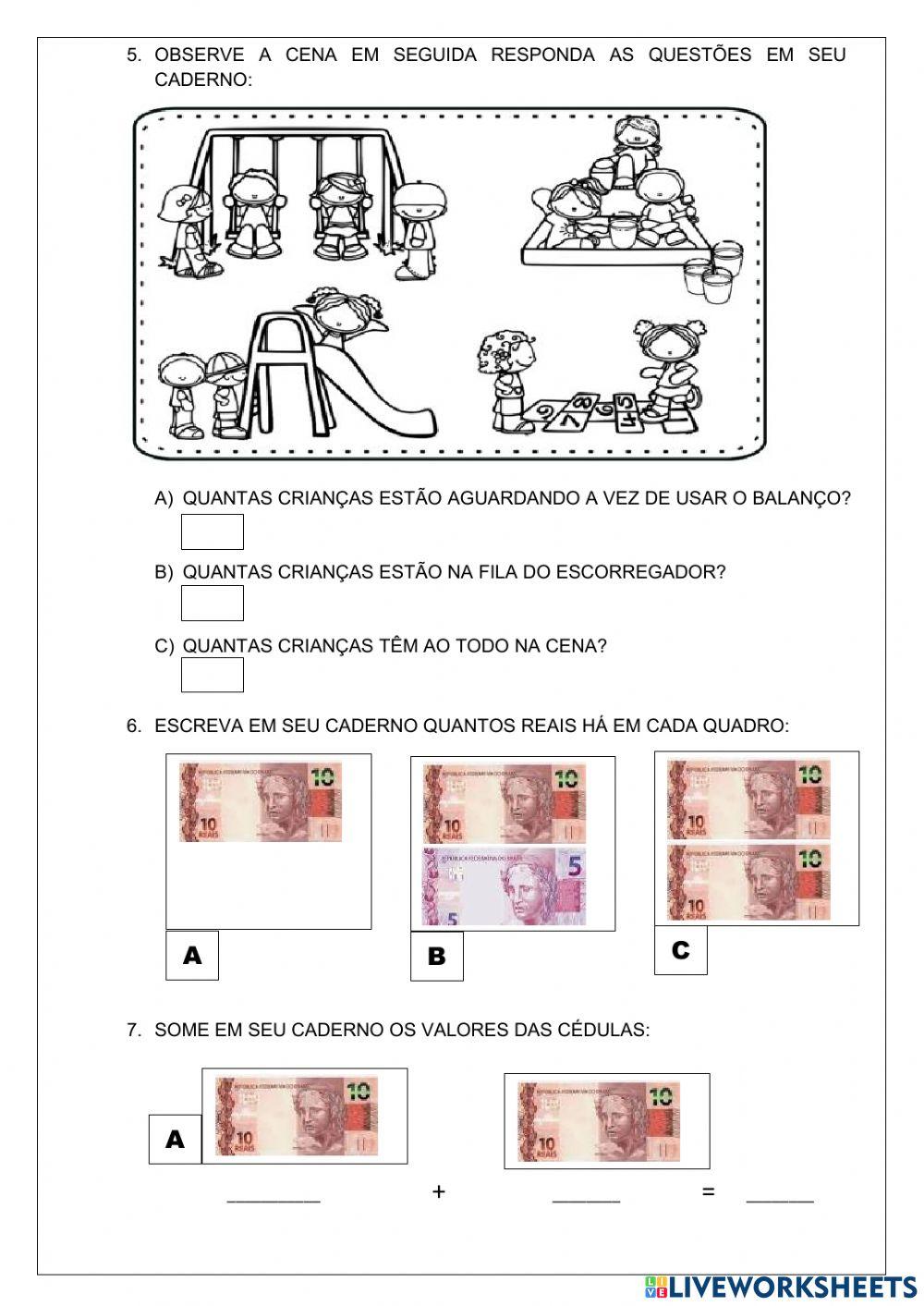 Atividades da Plataforma Matemática- semana 9 e 10
