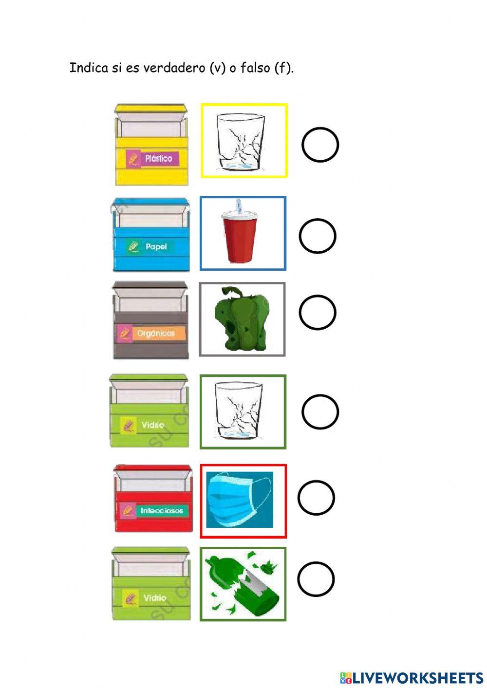 Clasificación de la basura