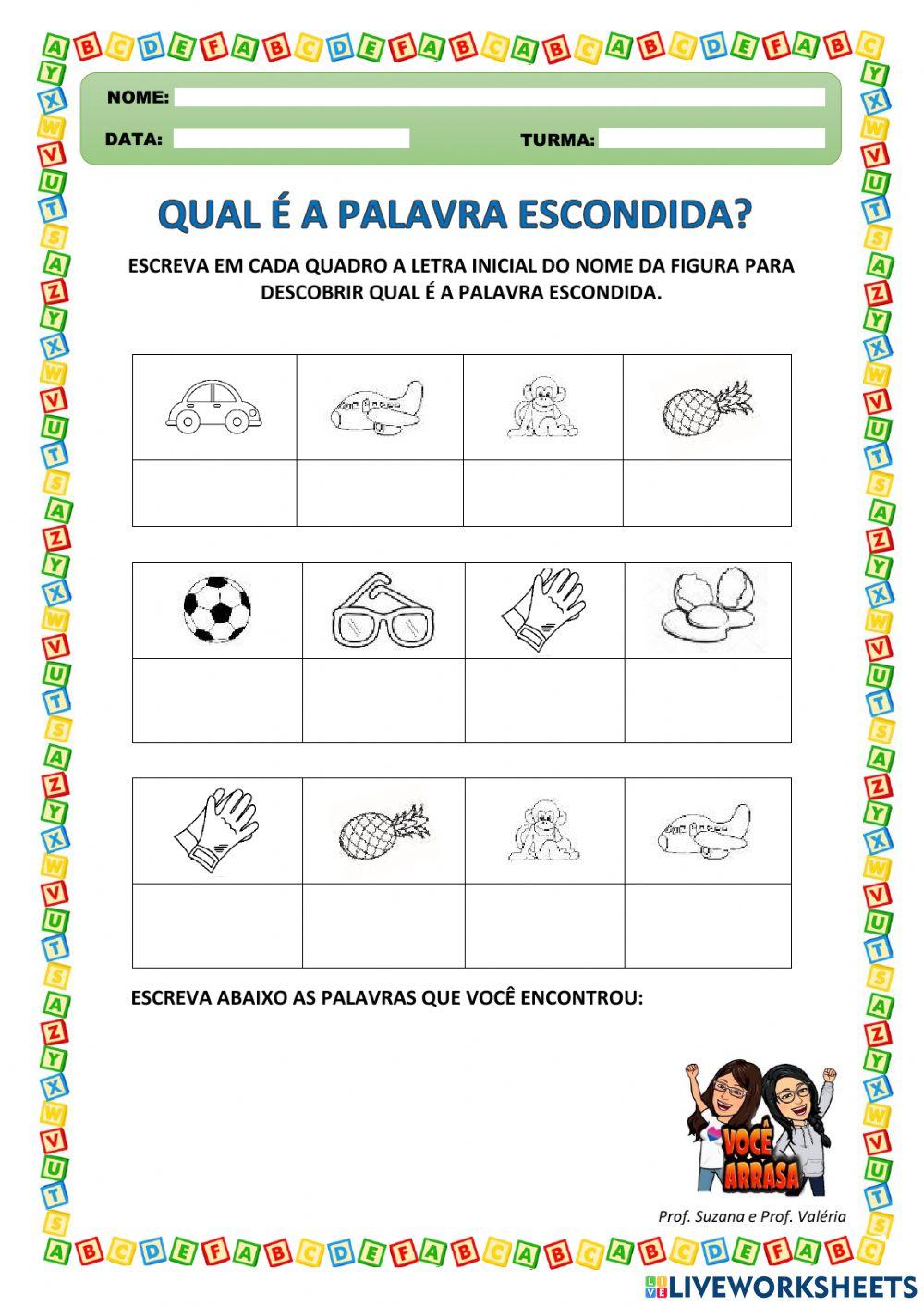 Qual é a Palavra Escondida?