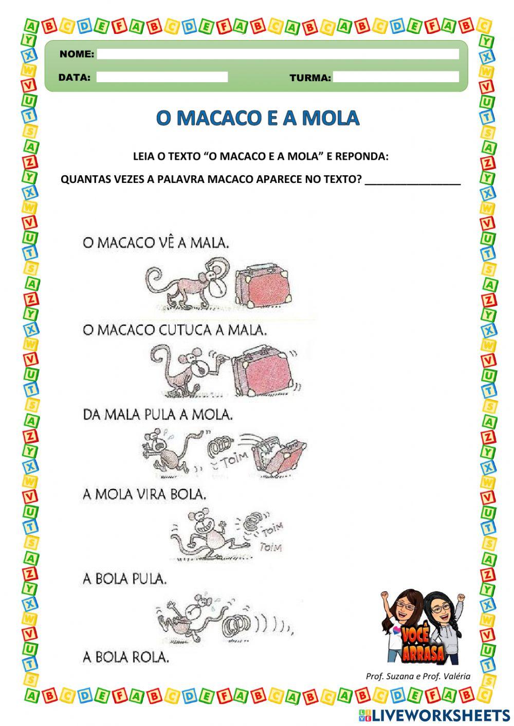 O Macaco e a Mola