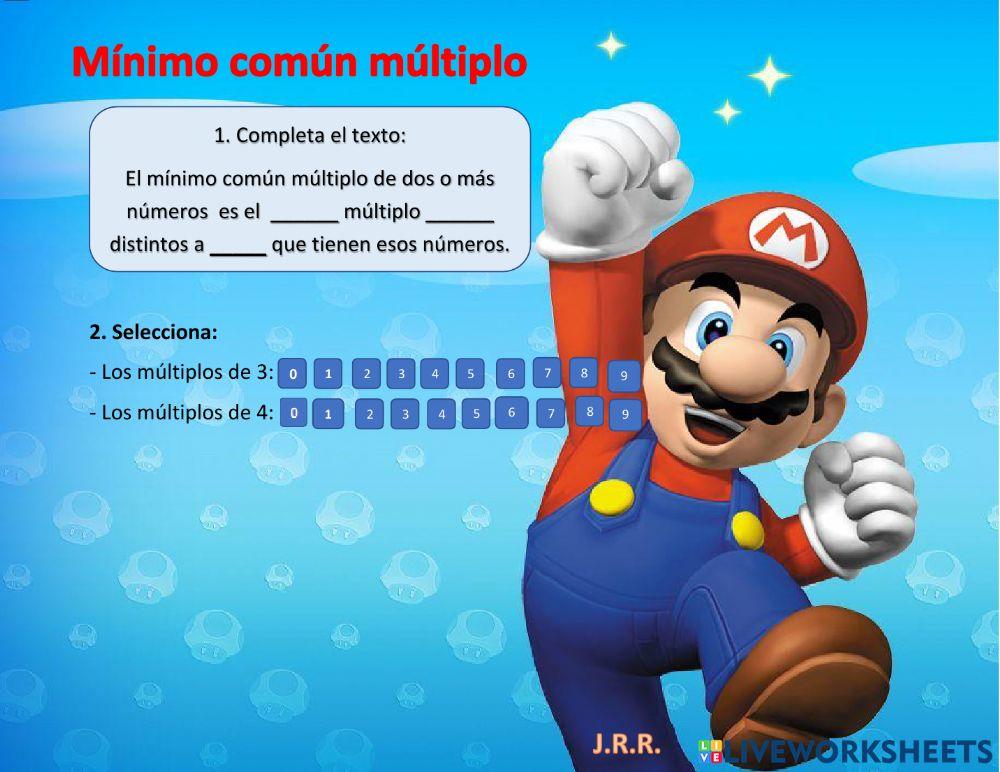 Mínimo común múltiplo