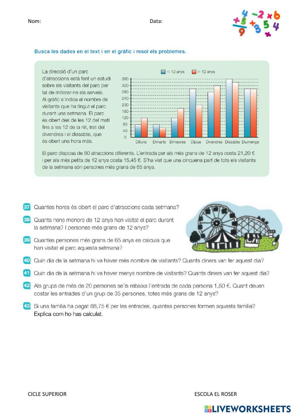 Problemes Matemàtiques 5è