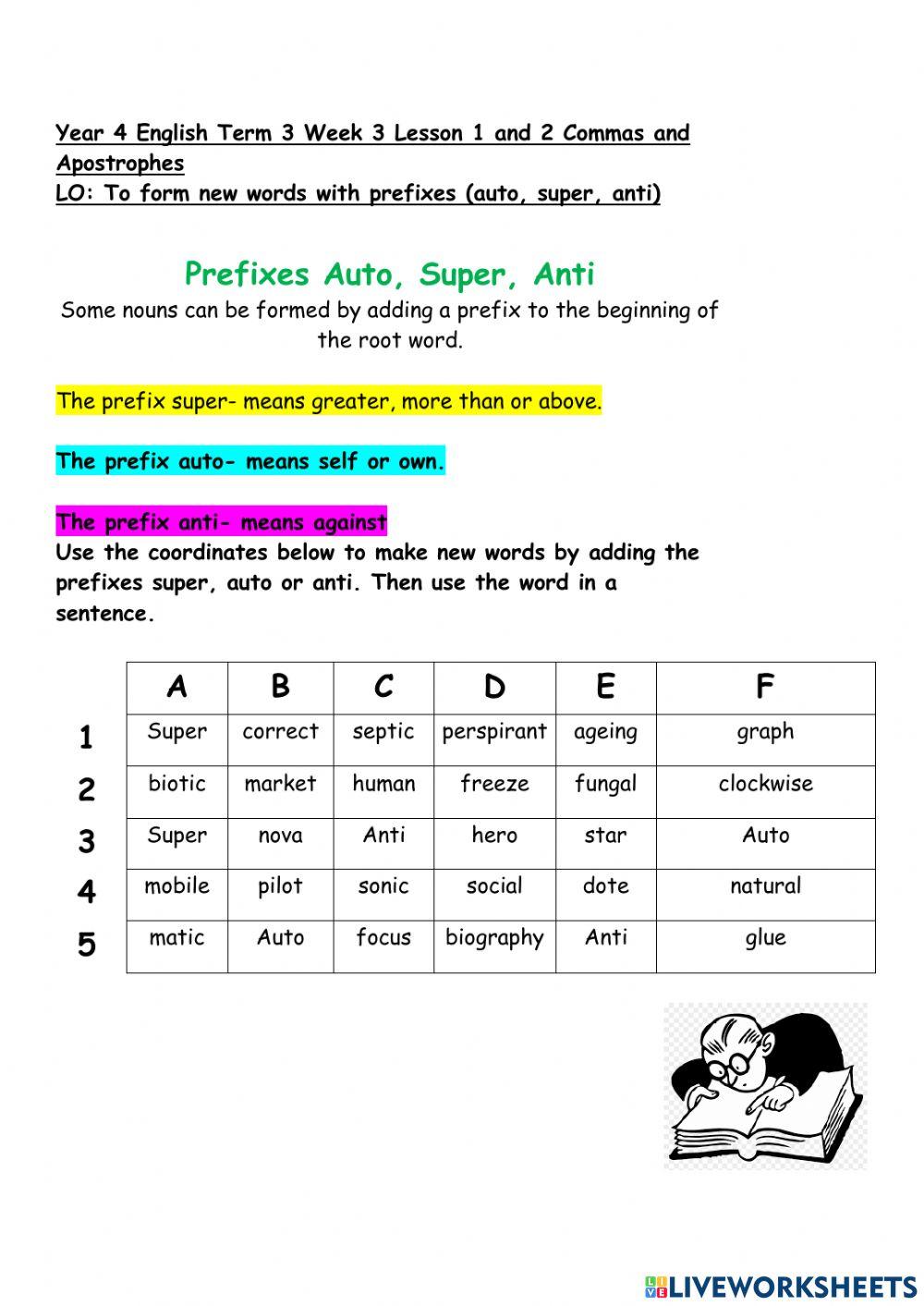 English Week 3 Lesson 1+2 (Co+ap