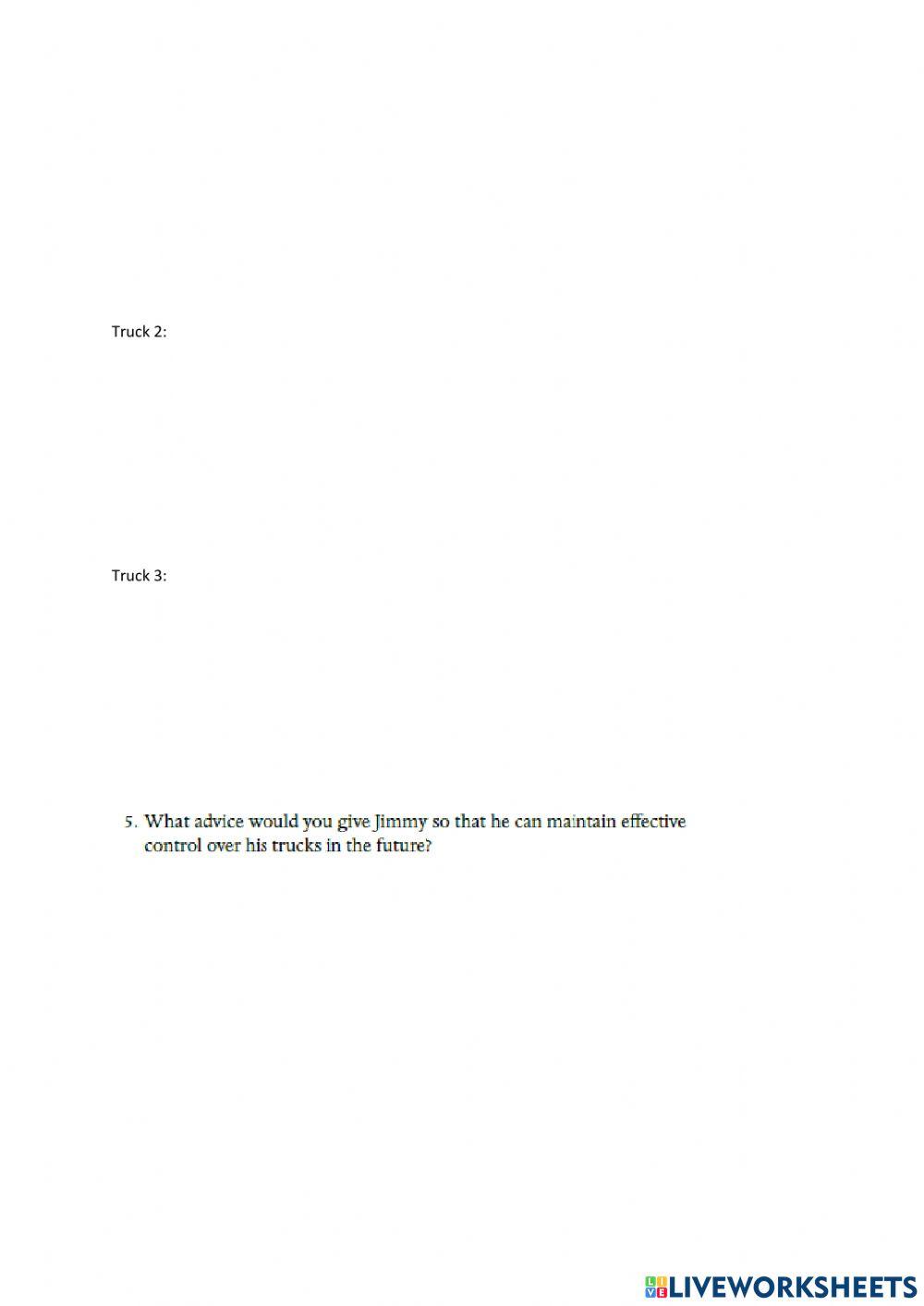 Control and fixed assets