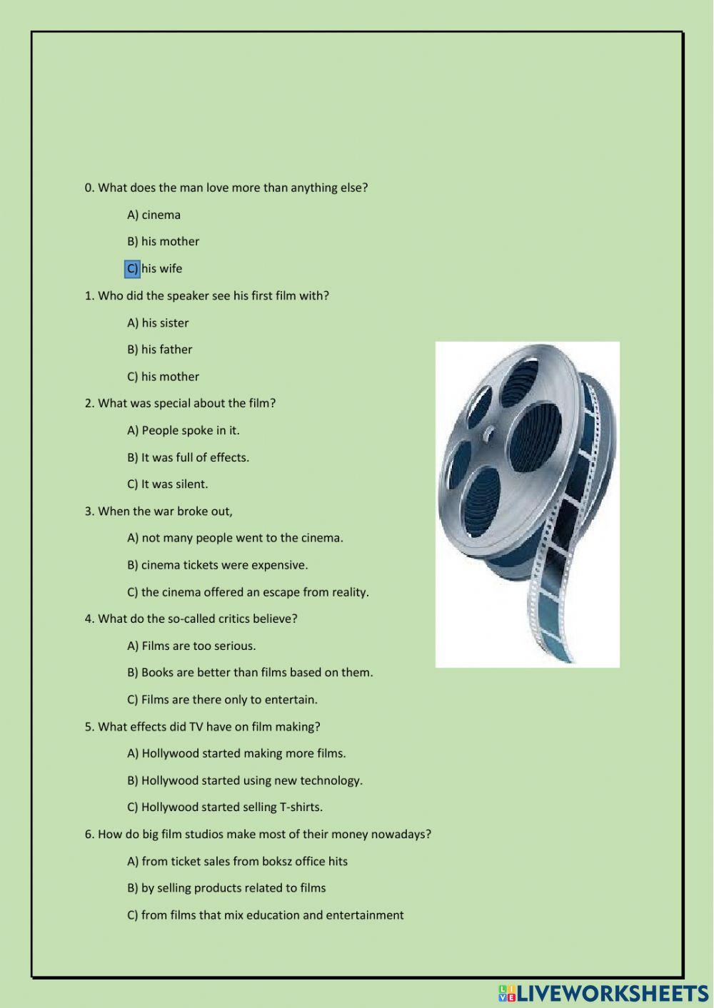 Matura B1 - Listening - Practice test