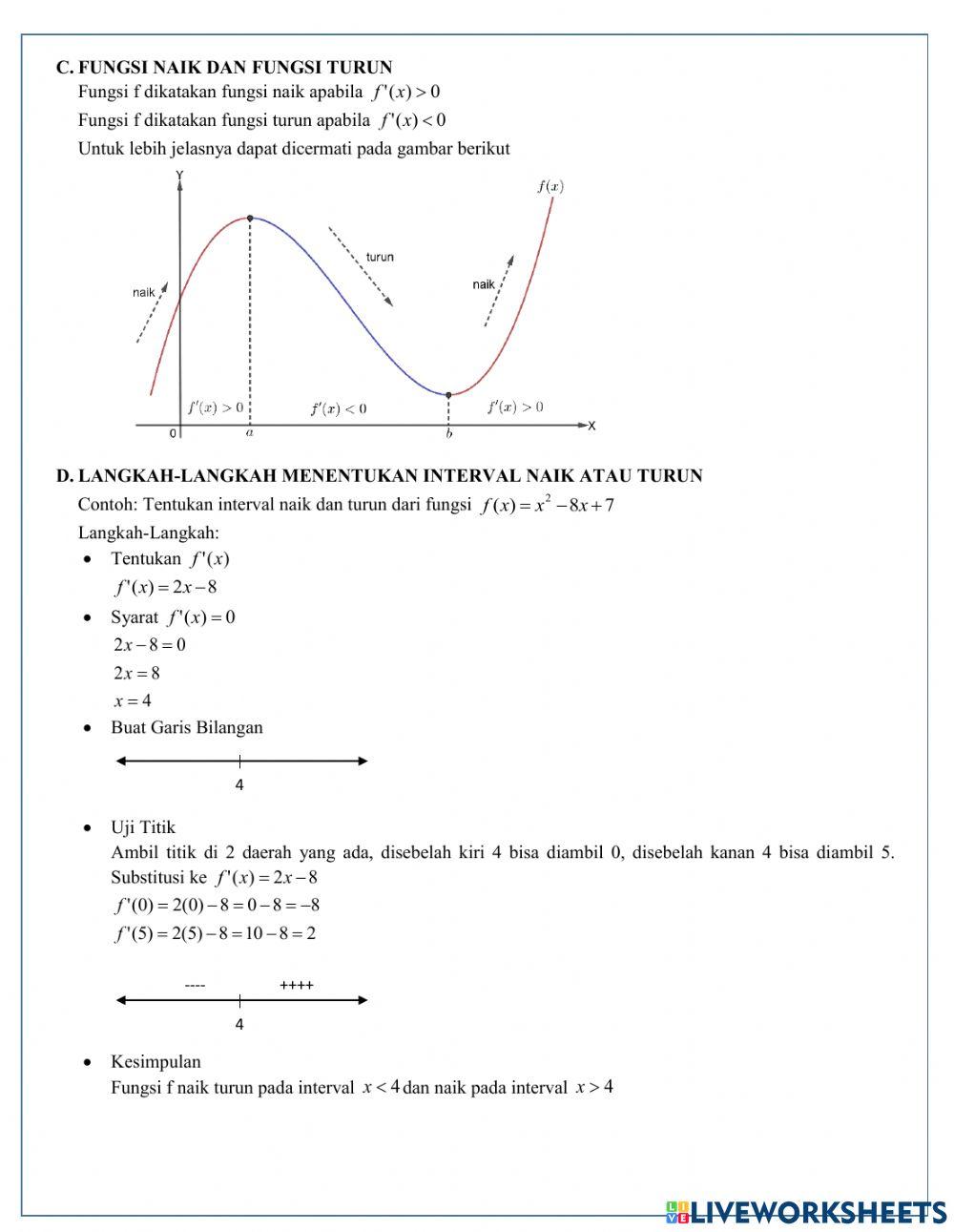 Turunan Fungsi Aljabar 3