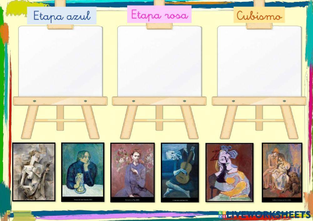 Etapas de la pintura de Picasso