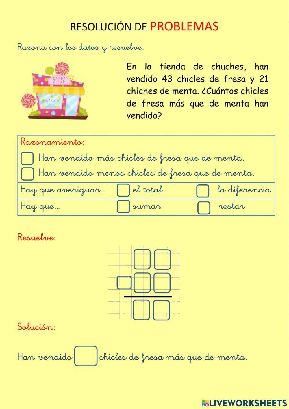 Resolución de problemas repaso abril