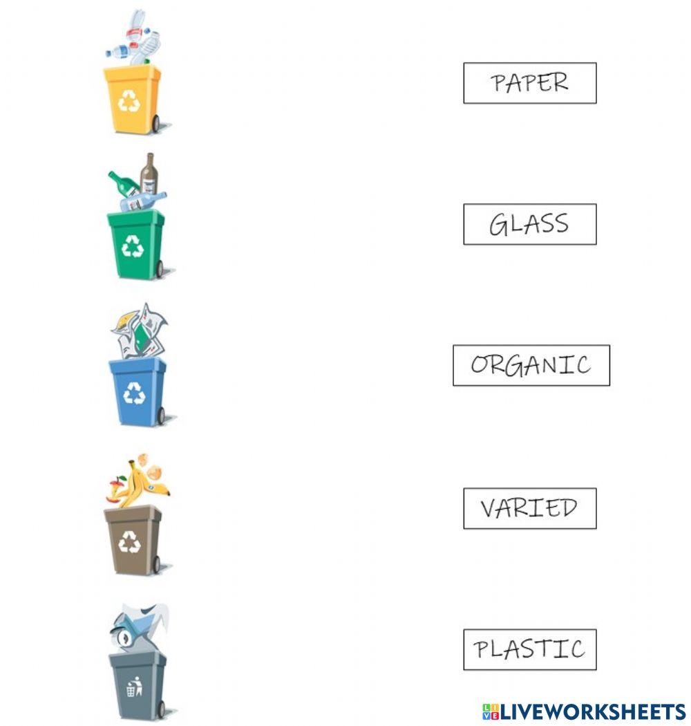 Recycling vocabulary