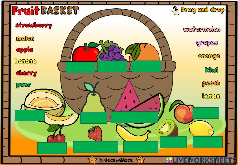Fruit Basket (Drag and drop)