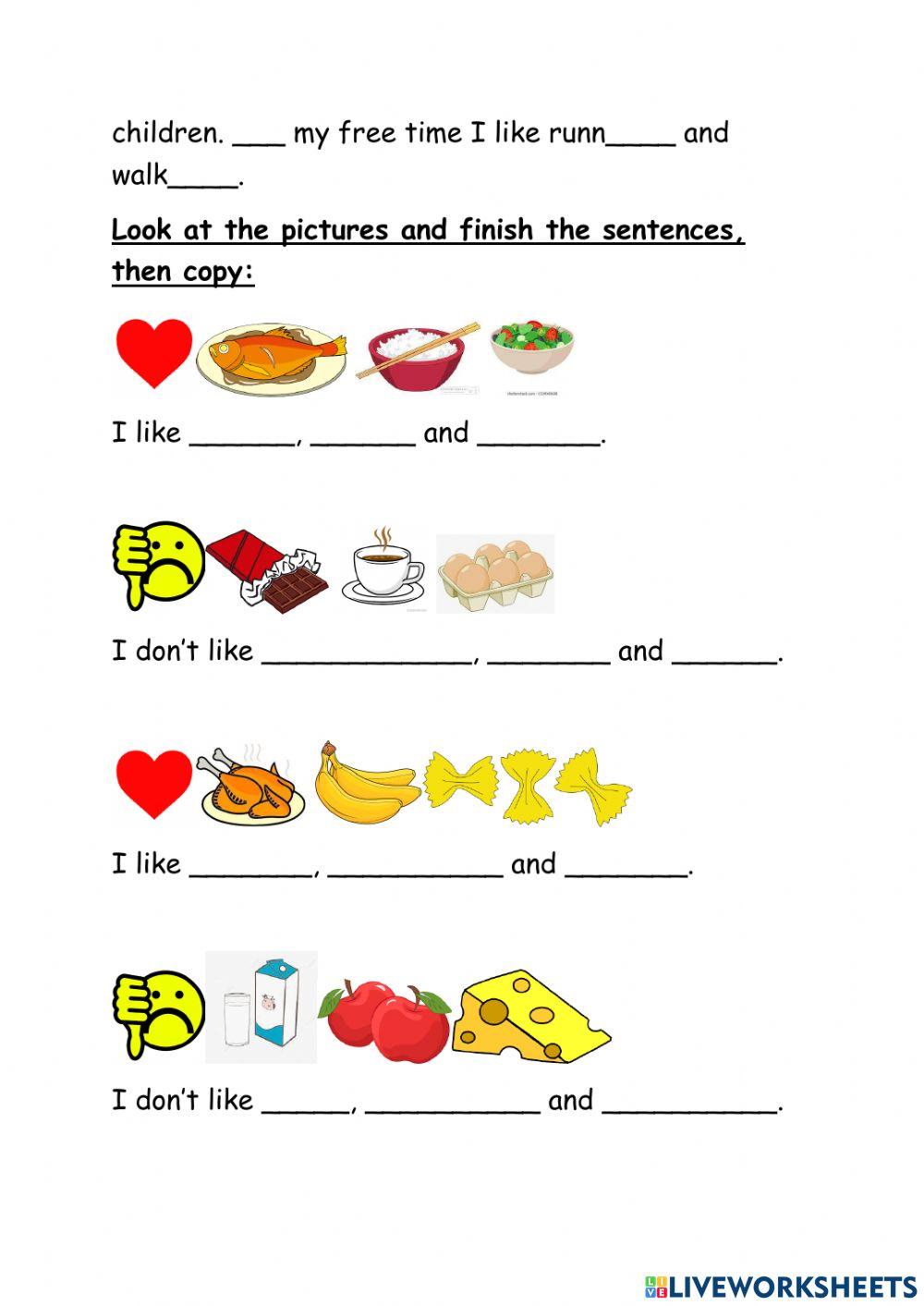 Pre-entry sentence writing stretch