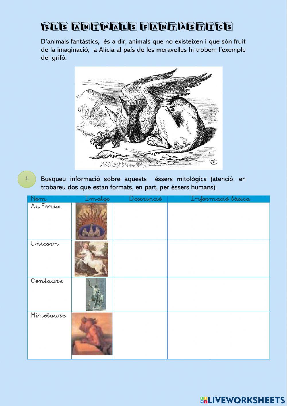 Els animals fantàstics